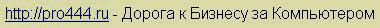 Дорога к Бизнесу за Компьютером