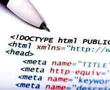 элементы html-кода одностраничного сайта