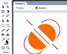 фрагментирование в программе Macromedia Flash