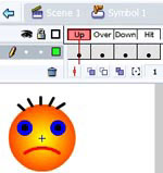 область редактирования кнопки