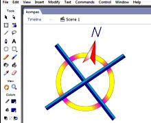 рисуем в программе Macromedia Flash Professional 8