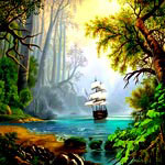 картинка под слоем-маской