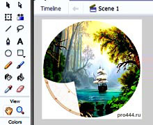 слой-маска в flash-ролике