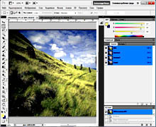 интерфейс Adobe Photoshop CS5