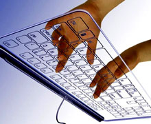 слепой метод печати